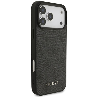 Ovitek za Apple iPhone 18 Pro Max / 17 Pro Max, Guess, 4G Classic Logo, Črn
