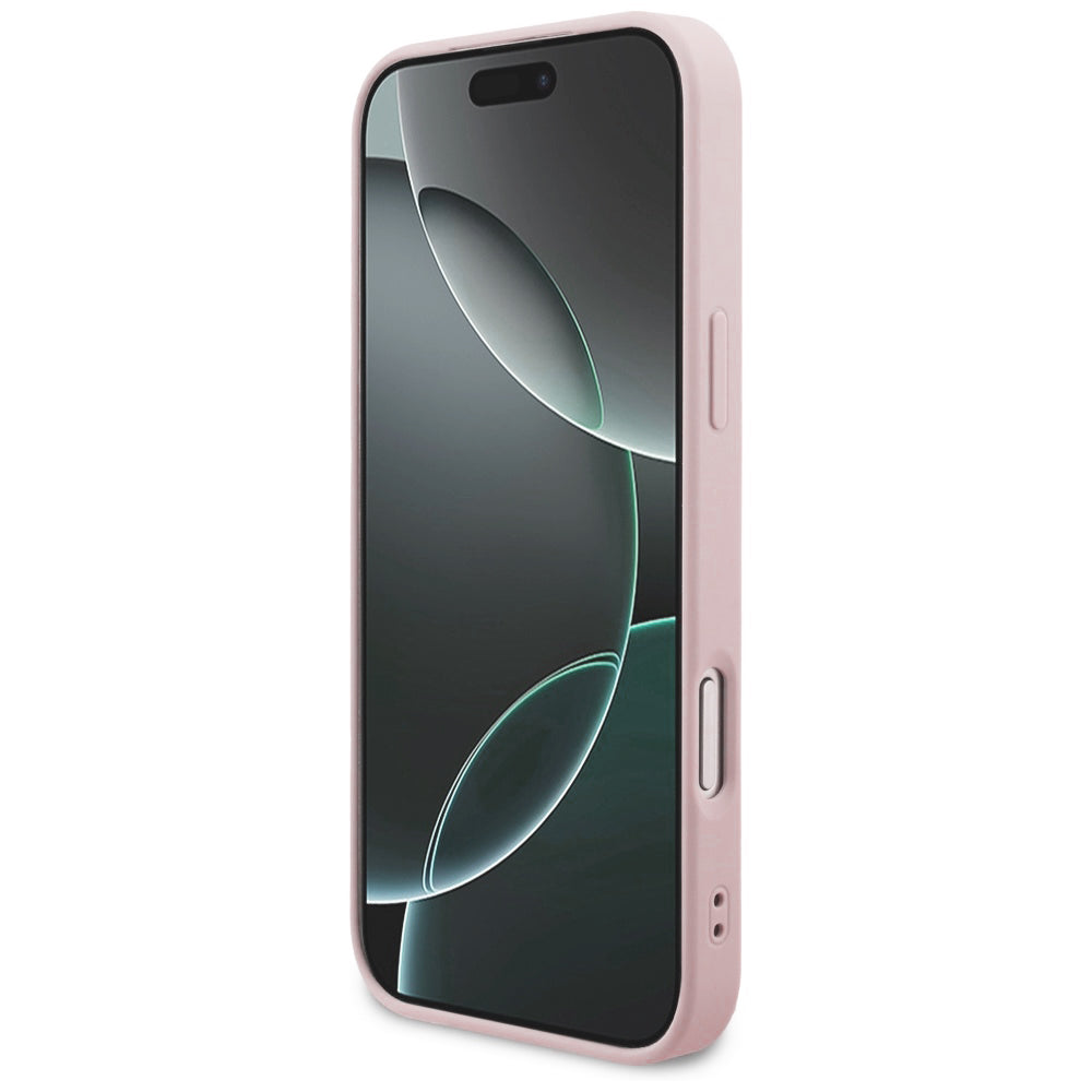 Ovitek za Apple iPhone 18 Pro Max / 17 Pro Max, Guess, 4G Classic Logo, Roza