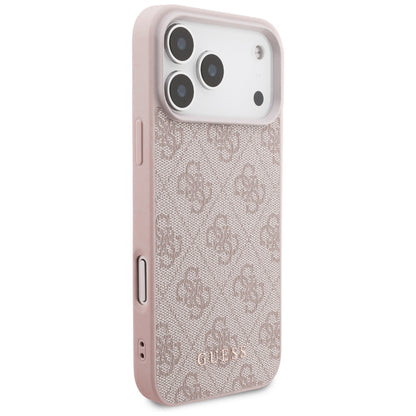 Ovitek za Apple iPhone 18 Pro Max / 17 Pro Max, Guess, 4G Classic Logo, Roza