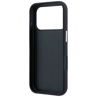 Ovitek za Apple iPhone 18 Pro Max / 17 Pro Max, Guess, zrnati veliki smolni logotip, bordo