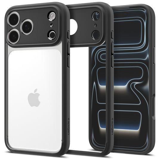 Ovitek za Apple iPhone 18 Pro Max / 17 Pro Max, Spigen, Ultra Hybrid, Mat črn ACS12117