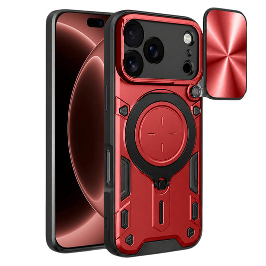 Ovitek za Apple iPhone 18 Pro Max / 17 Pro Max, Techsuit, CamGuard Pro, Rdeča
