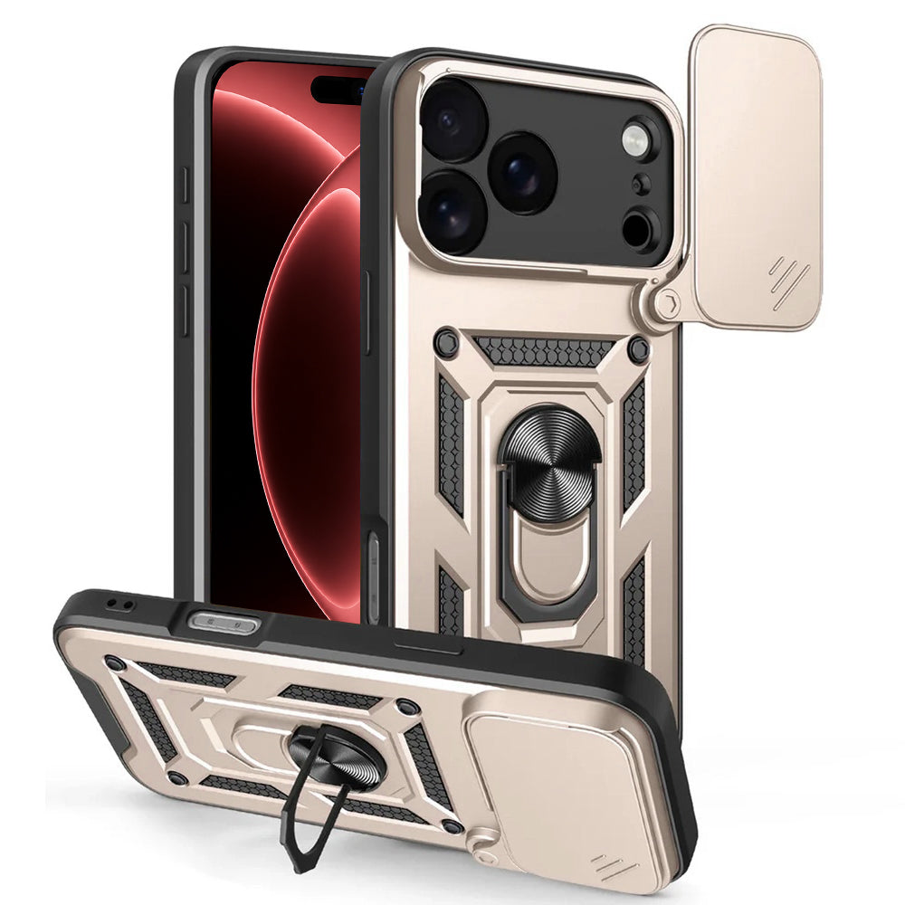 Ovitek za Apple iPhone 18 Pro Max / 17 Pro Max, Techsuit, CamShield, Zlata
