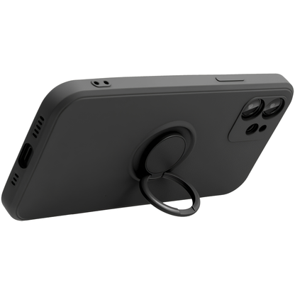 Ovitek za Apple iPhone 16 Plus, OEM, silikonski obroč, črn
