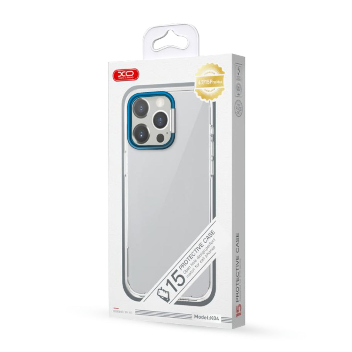 Ovitek za Apple iPhone 15 Pro, XO Design, Hidden Stand, Modra