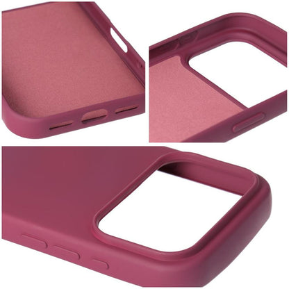 Ovitek za Apple iPhone 18 Pro Max / 17 Pro Max, OEM, silikon, bordo rdečega odtenka