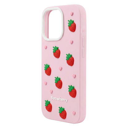 Ovitek za Apple iPhone 16 Pro Max, OEM, Jagoda, Roza