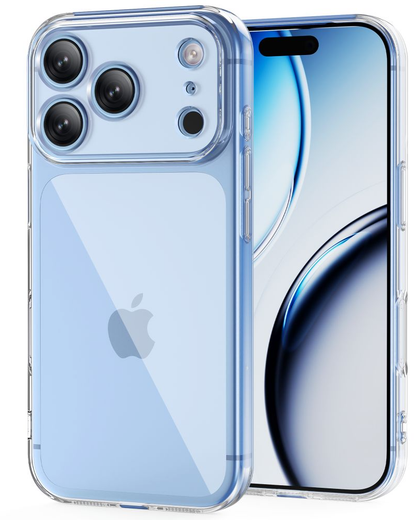 Ovitek za Apple iPhone 18 Pro Max / 17 Pro Max, Tech-Protect, Flexair z zaščito zaslona, Prozoren