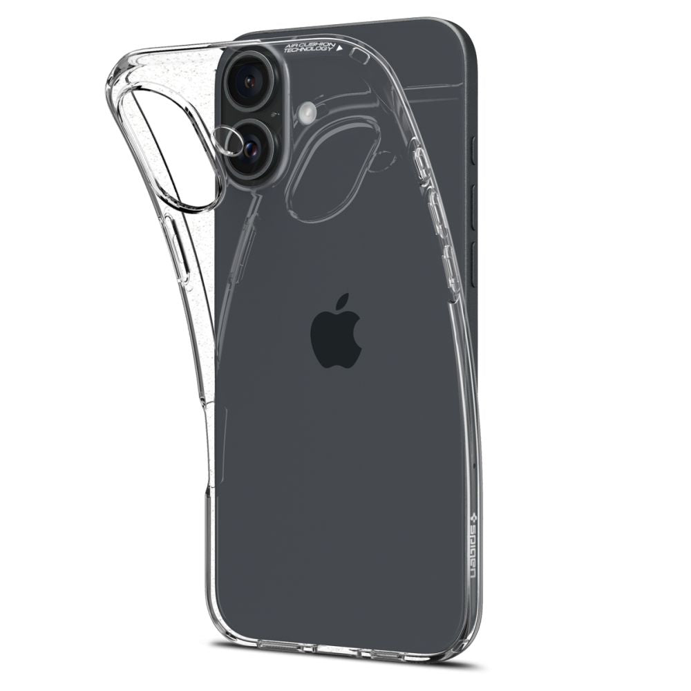 Ohišje za Apple iPhone 16, Spigen, s tekočimi kristali, prozorno ACS08190 