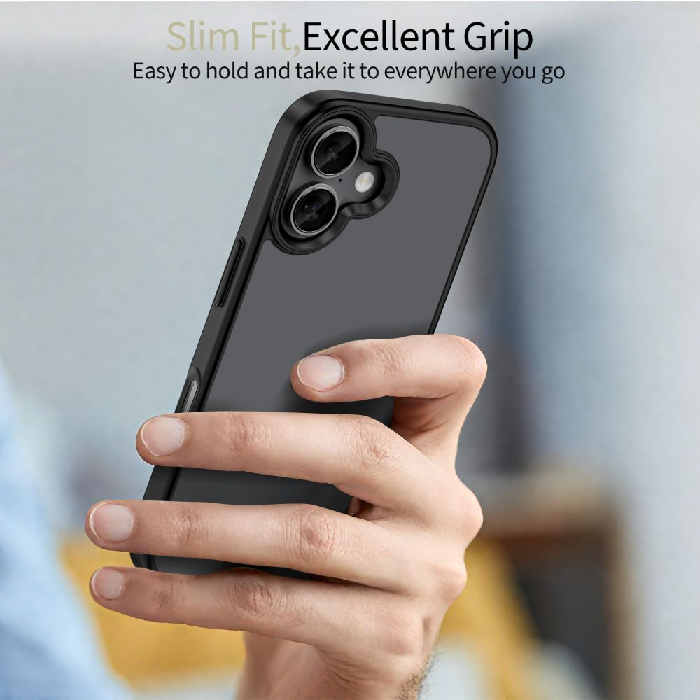 Ovitek za Apple iPhone 17, Tech-Protect, Magmat, Mat Črna