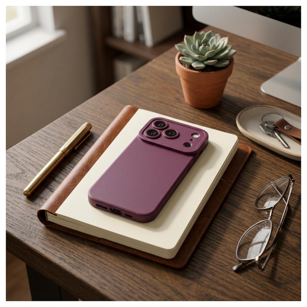 Ovitek za Apple iPhone 18 Pro Max / 17 Pro Max, OEM, Matt 2.0, bordo