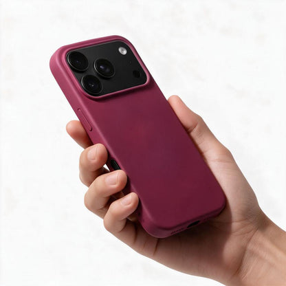 Ovitek za Apple iPhone 18 Pro Max / 17 Pro Max, OEM, silikon, bordo rdečega odtenka
