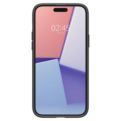 Ovitek za Apple iPhone 15, Spigen, Thin Fit, Črn ACS06776