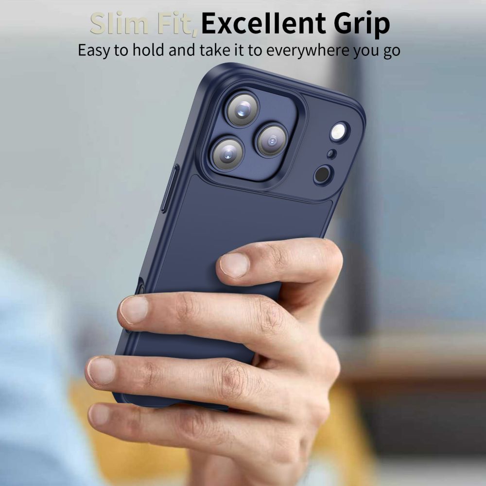 Ovitek za Apple iPhone 17 Pro Max, Tech-Protect, Magmat, Mat temno modra