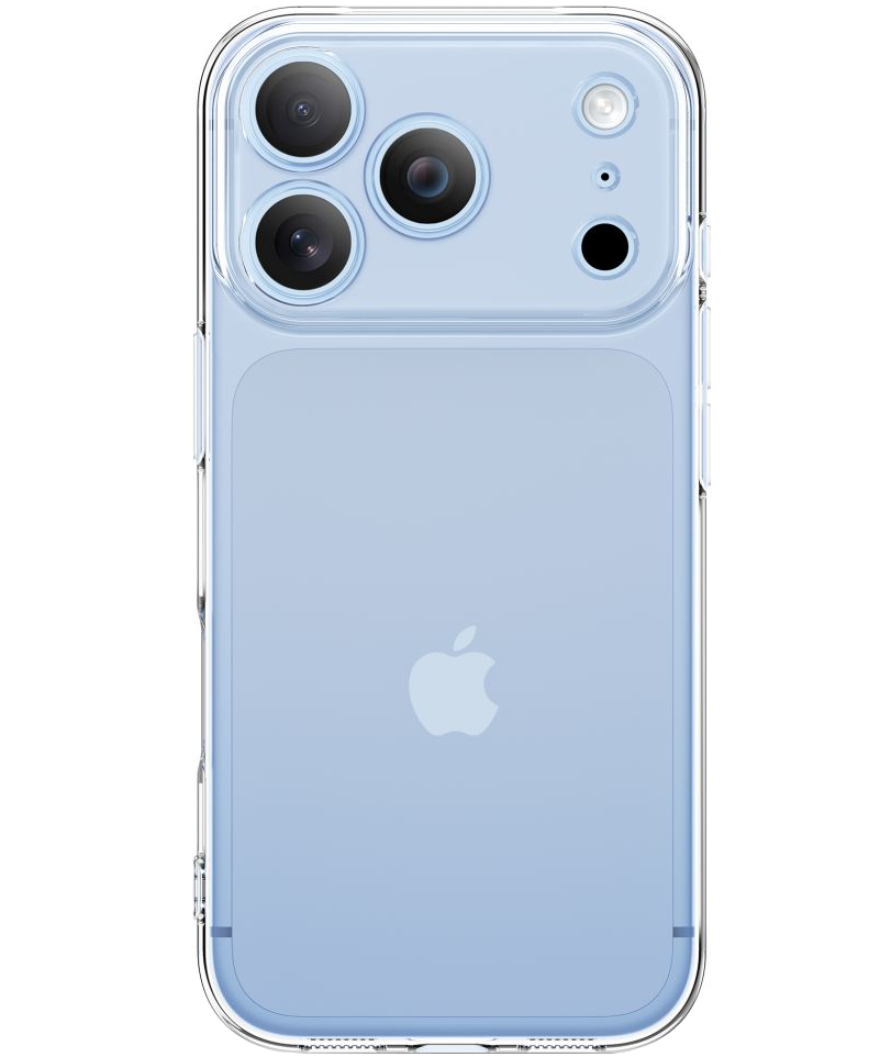 Ovitek za Apple iPhone 18 Pro Max / 17 Pro Max, Tech-Protect, Flexair z zaščito zaslona, Prozoren