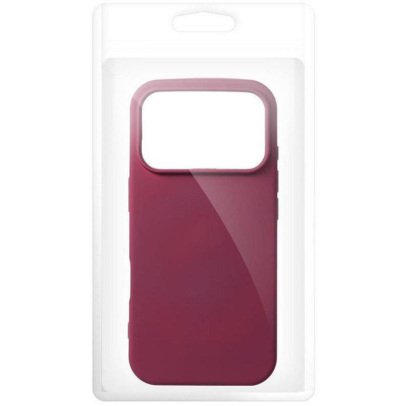 Ovitek za Apple iPhone 18 Pro Max / 17 Pro Max, OEM, silikon, bordo rdečega odtenka