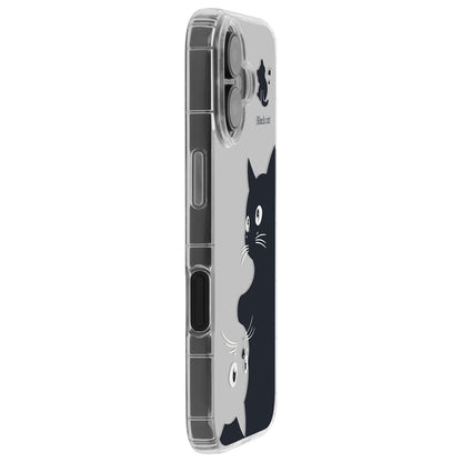 Ovitek za Apple iPhone 17, OEM, Ultra Trendy Cat, Črn