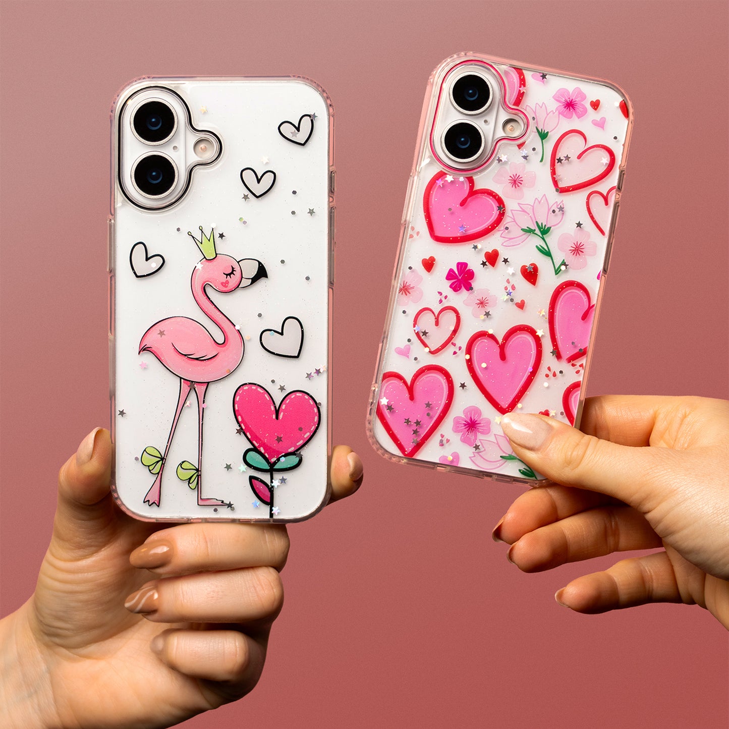 Ovitek za Apple iPhone 16 Pro, OEM, Ultra Trendy Love 2, večbarven