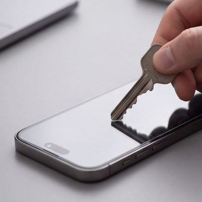 Ovitek za Apple iPhone 18 Pro Max / 17 Pro Max, Tech-Protect, Flexair z zaščito zaslona, Prozoren