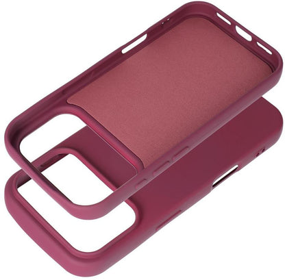 Ovitek za Apple iPhone 18 Pro Max / 17 Pro Max, OEM, silikon, bordo rdečega odtenka