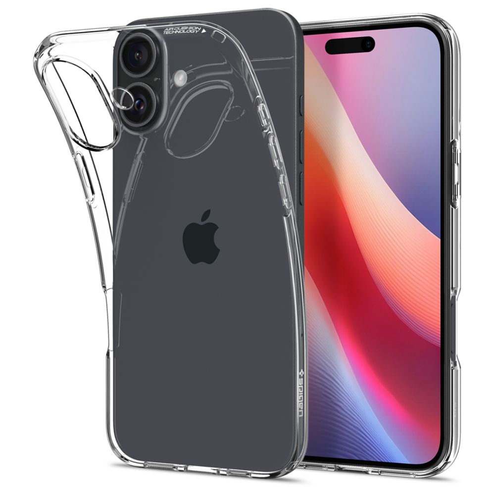 Ohišje za Apple iPhone 16, Spigen, s tekočimi kristali, prozorno ACS08190 
