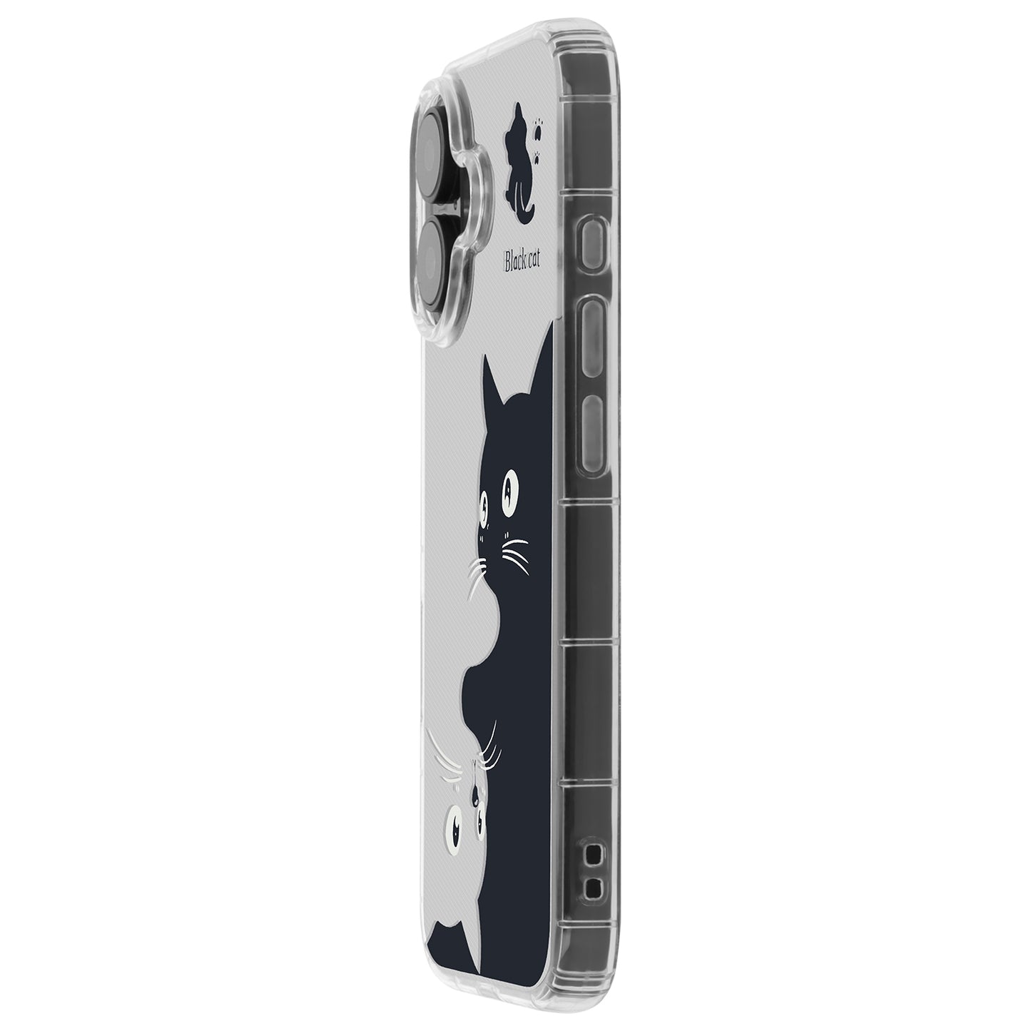 Ovitek za Apple iPhone 17, OEM, Ultra Trendy Cat, Črn