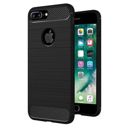 Ovitek za Apple iPhone 7 Plus, Techsuit, Karbon, Črn