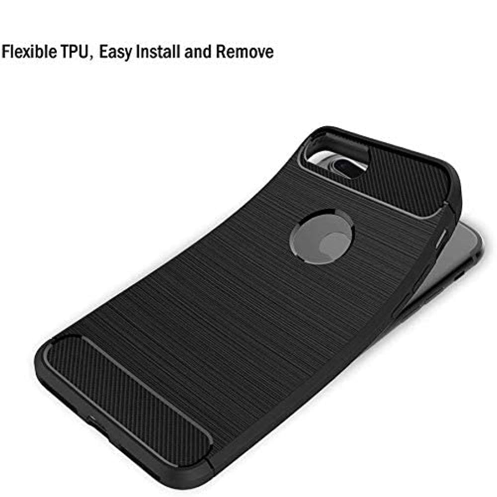 Ovitek za Apple iPhone 7 Plus, Techsuit, Karbon, Črn