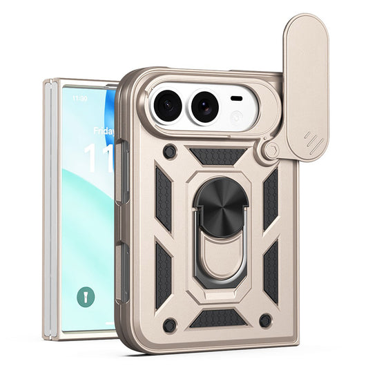 Ovitek za Apple iPhone Duo, Techsuit, CamShield, zlate barve