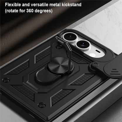 Ovitek za Apple iPhone Duo, Techsuit, CamShield, Črn
