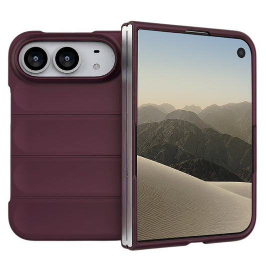 Etui za Apple iPhone Duo, Techsuit, Magic Shield, temno bordo