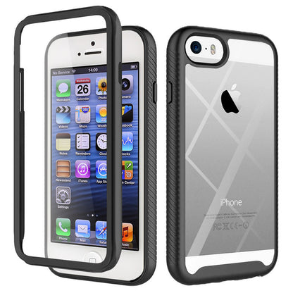 Ovitek za Apple iPhone SE (2016) / 5 / 5s, Techsuit, Defense360 Pro, Črn