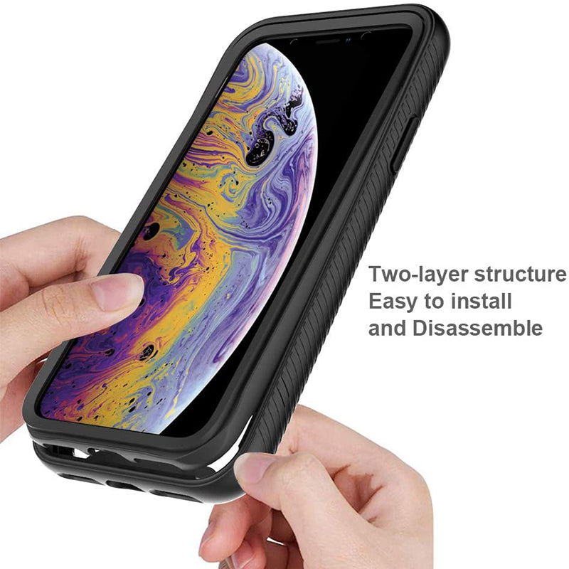 Ovitek za Apple iPhone SE (2016) / 5 / 5s, Techsuit, Defense360 Pro, Črn