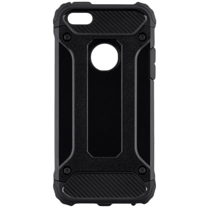 Ovitek za Apple iPhone SE (2016) / 5 / 5s, Techsuit, Hybrid Armor, Črn
