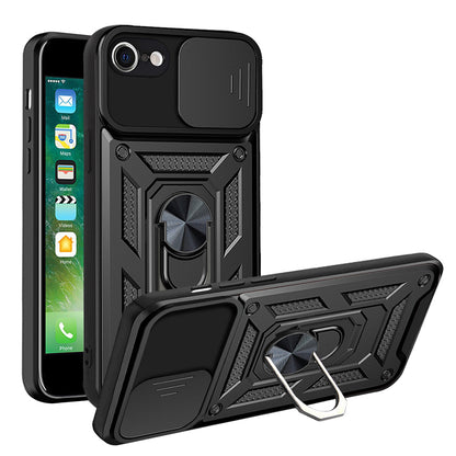 Ovitek za Apple iPhone SE (2022) / SE (2020) / 8 / 7, Techsuit, CamShield, Črn