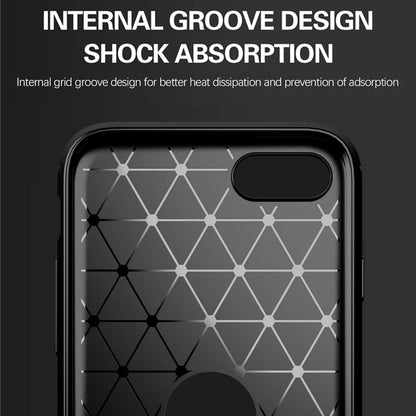 Ovitek za Apple iPhone SE (2022) / SE (2020), Techsuit, Karbon, Črn