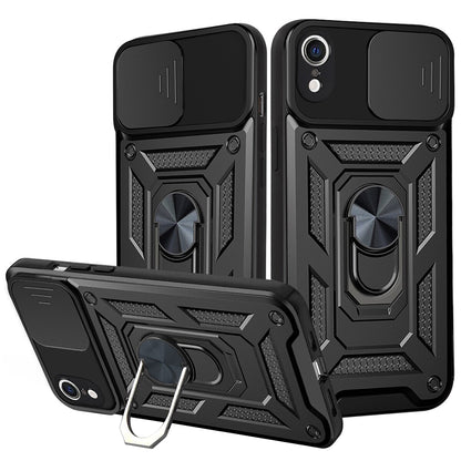 Ovitek za Apple iPhone XR, Techsuit, CamShield, Črn