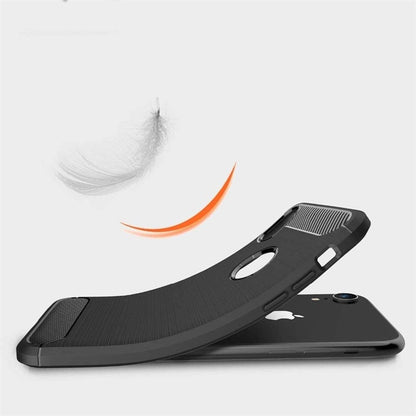 Ovitek za Apple iPhone XR, Techsuit, Karbon, Črn