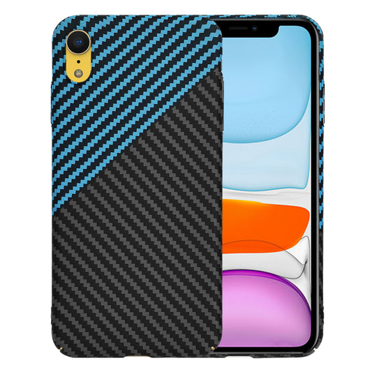 Ovitek za Apple iPhone XR, Techsuit, Carbonite FiberShell, Črna Bleu