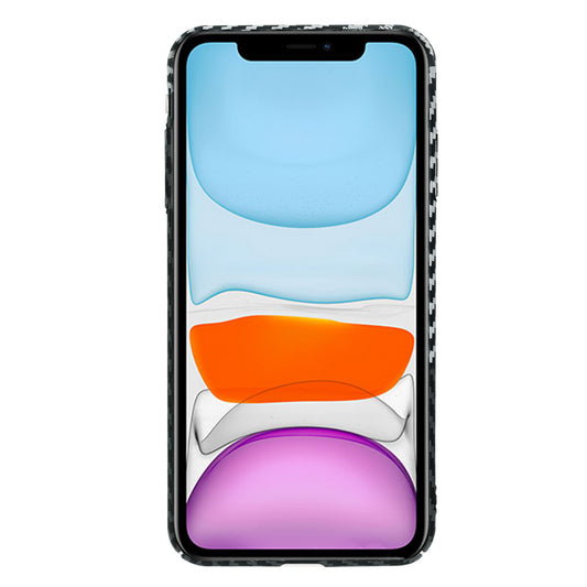 Ovitek za Apple iPhone XR, Techsuit, Carbonite FiberShell, Črno Siva