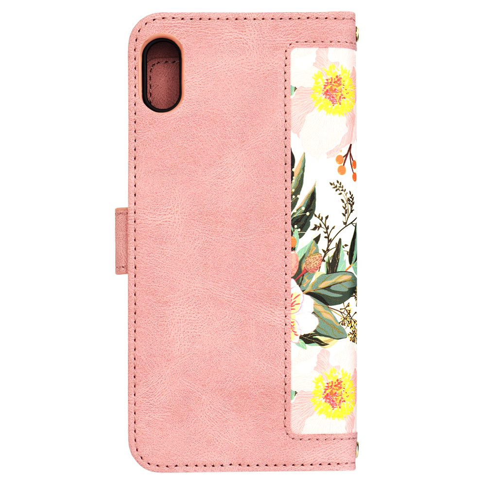 Ovitek za Apple iPhone XS Max, Techsuit, FlipCraft, roza