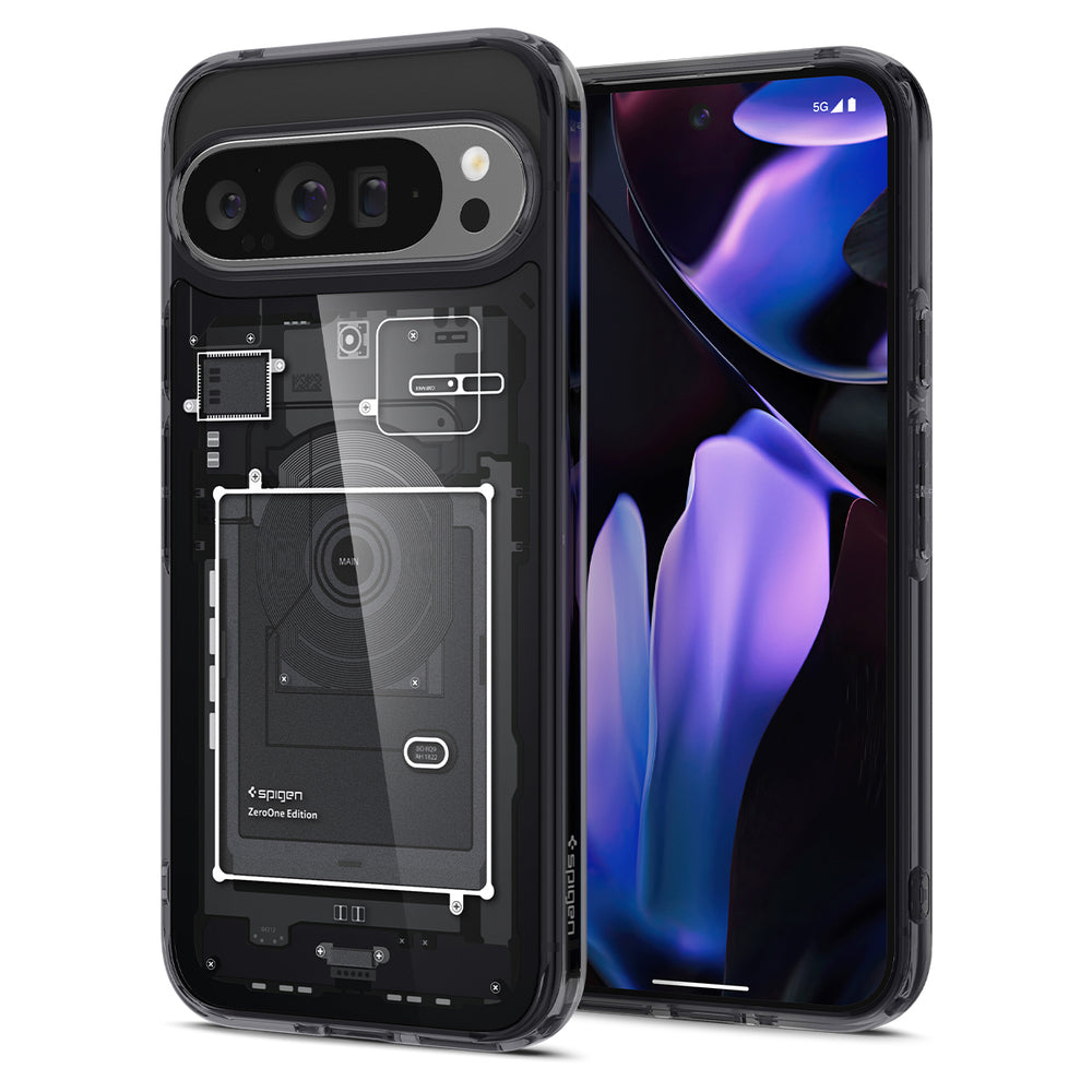Ovitek za Google Pixel 9 Pro XL, Spigen, Ultra Hybrid Zero One, Črn ACS07722