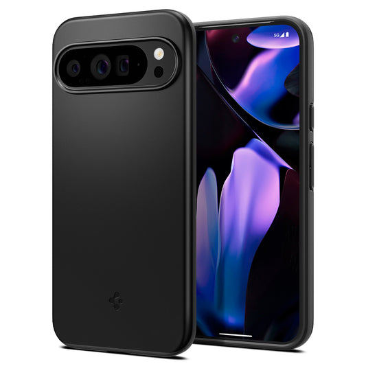 Ovitek za Google Pixel 9 Pro XL, Spigen, Thin Fit, črn ACS07731