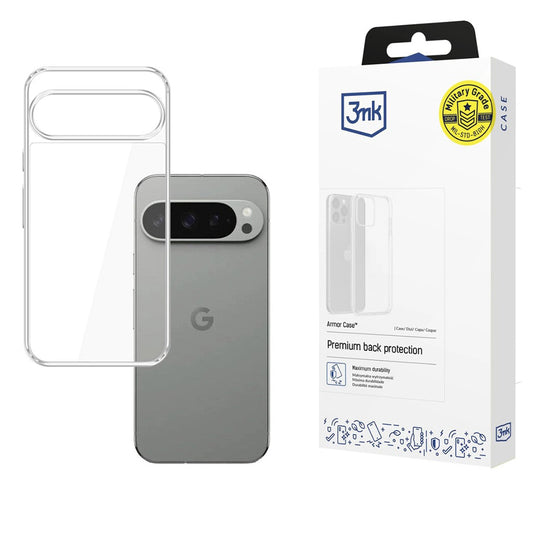 Ovitek za Google Pixel 10 Pro / 10, 3MK, Armor, Prozoren