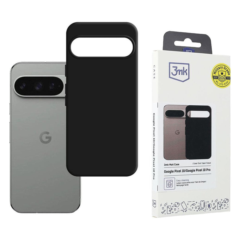 Ovitek za Google Pixel 10 Pro / 10, 3MK, mat črn