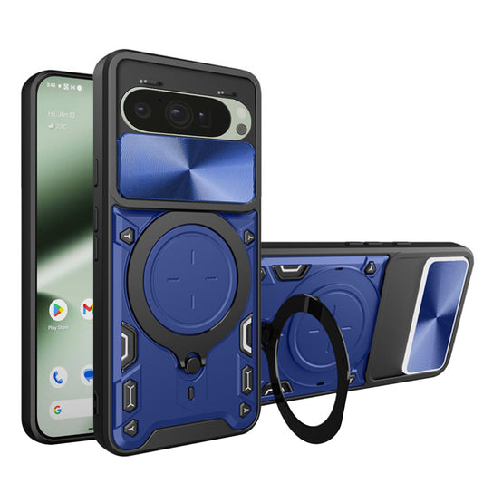 Ovitek za Google Pixel 10 Pro / 10, Techsuit, CamGuard Pro, modra