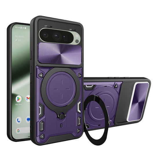 Ovitek za Google Pixel 10 Pro / 10, Techsuit, CamGuard Pro, Vijoličen
