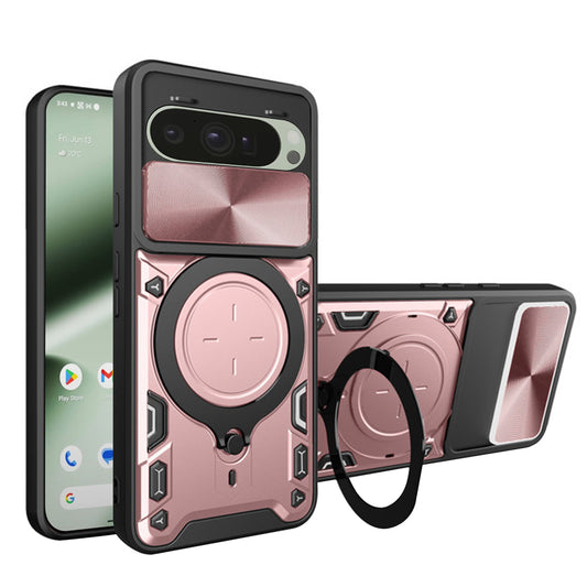 Ovitek za Google Pixel 10 Pro / 10, Techsuit, CamGuard Pro, rožnato zlata