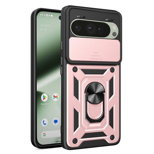 Ovitek za Google Pixel 10 Pro / 10, Techsuit, CamShield, roza