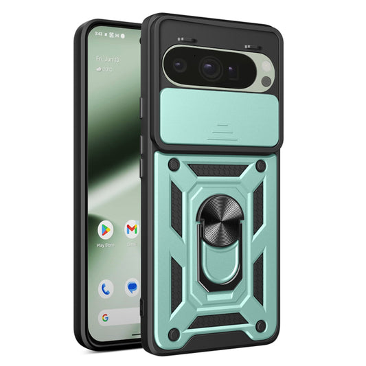 Ovitek za Google Pixel 10 Pro / 10, Techsuit, CamShield, Zeleno